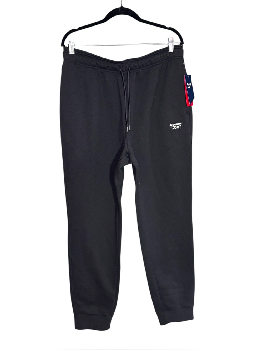 Reebok Men’s Black Jogger Sweatpants NWT Sz L